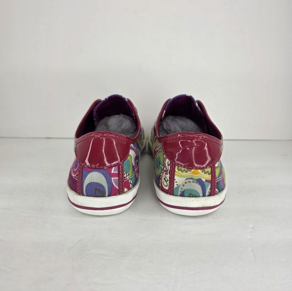 Coach Y2k Barrett Pop Graphic Multicolor Punk Preppy Slip-On Sneakers Size 9.5 B - Picture 10 of 16